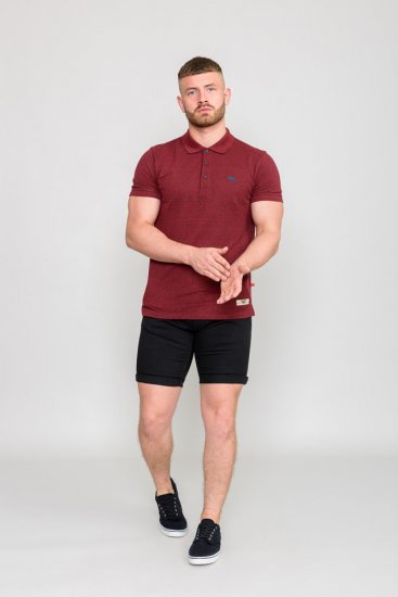 D555 WINCHESTER Red Polo Shirt - Tricouri polo - Tricouri Polo Bărbați Mărimi Mari