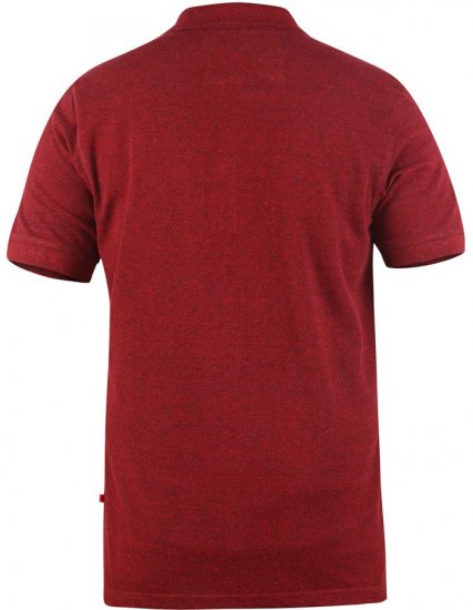 D555 WINCHESTER Red Polo Shirt - Tricouri polo - Tricouri Polo Bărbați Mărimi Mari