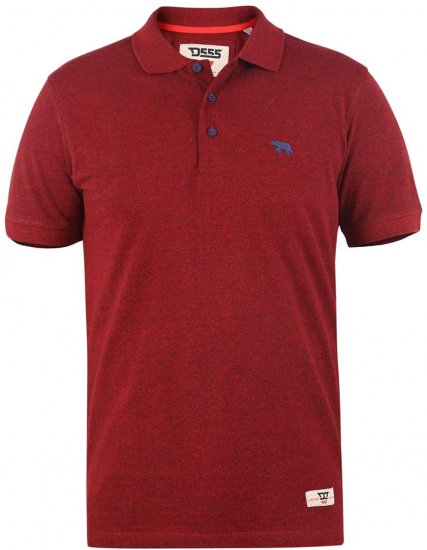 D555 WINCHESTER Red Polo Shirt - Tricouri polo - Tricouri Polo Bărbați Mărimi Mari