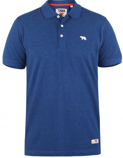 D555 WINCHESTER Blue Polo Shirt - Tricouri polo - Tricouri Polo Bărbați Mărimi Mari