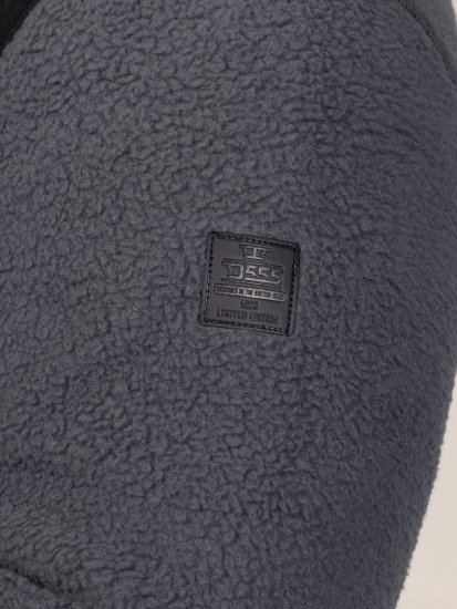 D555 Daly Quarter Zip Fleece Sweatshirt Negru/Gri - Pulovere & hanorace - Pulovere & Hanorace Bărbați Mărimi Mari