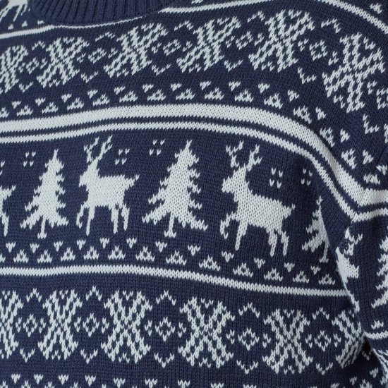 North Latitude 63144 Fjell Reindeer Knit Albastru marin - Pulovere & hanorace - Pulovere & Hanorace Bărbați Mărimi Mari
