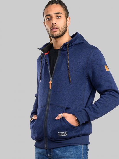 D555 Callington Hoodie With Sherpa Lining - Pulovere & hanorace - Pulovere & Hanorace Bărbați Mărimi Mari
