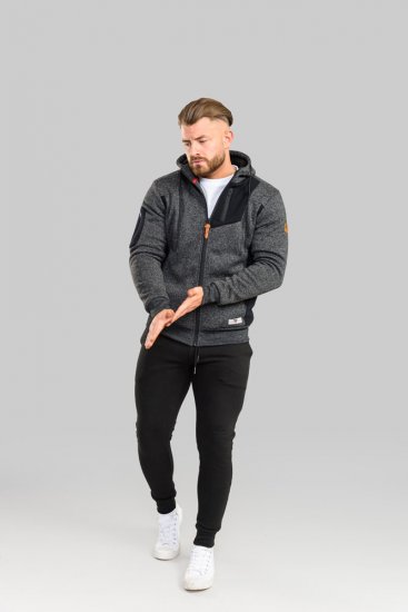 D555 Crofton Hoodie With Sherpa Lining - Pulovere & hanorace - Pulovere & Hanorace Bărbați Mărimi Mari