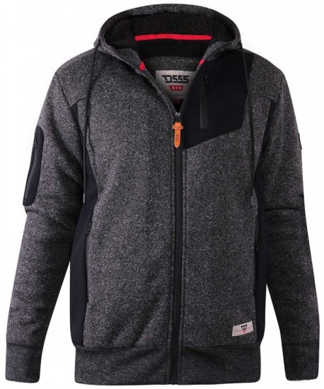 D555 Crofton Hoodie With Sherpa Lining - Pulovere & hanorace - Pulovere & Hanorace Bărbați Mărimi Mari