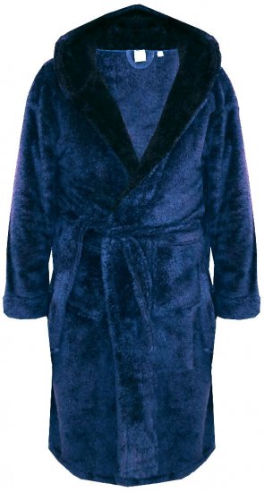 D555 Newquay Bathrobe Navy - Lenjerie intimă & costum baie - Lenjerie Intimă Bărbați Mărimi Mari