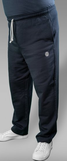 20 Nodi Ponente Long Leg Sports Pants in Combed Fleece Cotton Navy - Pantaloni trening - Pantaloni Trening Bărbați Mărimi Mari