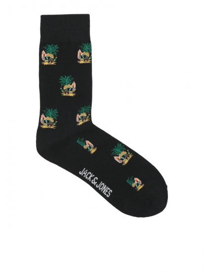 Jack & Jones Pineapple Skulls Șosete Neagră 3-pack - Lenjerie intimă & costum baie - Lenjerie Intimă Bărbați Mărimi Mari