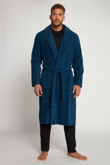JP1880 Bathrobe Terry Navy - Halate baie/prosoape - Halate de Baie Bărbați Mărimi Mari