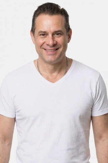 JP1880 702415 Tricou cu decolteu în V Albă - Tricouri - Tricouri Bărbați Mărimi Mari