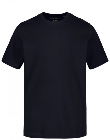 JP1880 702558 Tricou cu guler rotund Bleumarin - Tricouri - Tricouri Bărbați Mărimi Mari