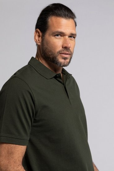 JP1880 702560 Tricou polo Oliv închis - Tricouri polo - Tricouri Polo Bărbați Mărimi Mari