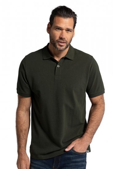 JP1880 702560 Tricou polo Oliv închis - Tricouri polo - Tricouri Polo Bărbați Mărimi Mari