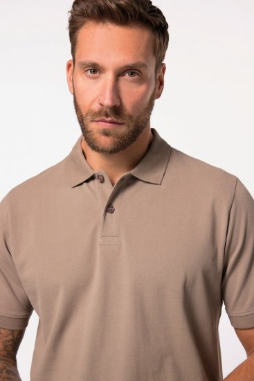JP1880 702560 Tricou polo Maro cenușiu - Tricouri polo - Tricouri Polo Bărbați Mărimi Mari