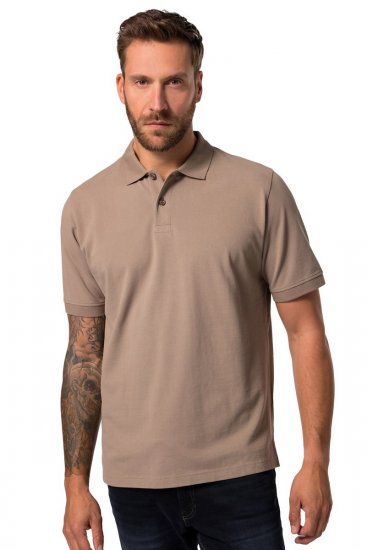 JP1880 702560 Tricou polo Maro cenușiu - Tricouri polo - Tricouri Polo Bărbați Mărimi Mari