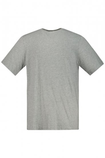 JP1880 702637 Tricou cu guler rotund set de 2 Gri melanj - Tricouri - Tricouri Bărbați Mărimi Mari