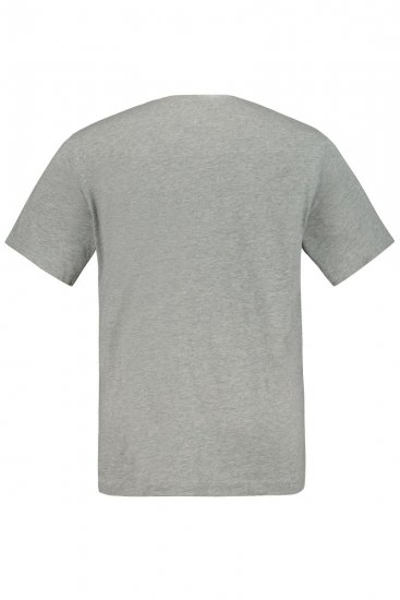JP1880 702637 Tricou cu guler rotund set de 2 Gri melanj - Tricouri - Tricouri Bărbați Mărimi Mari