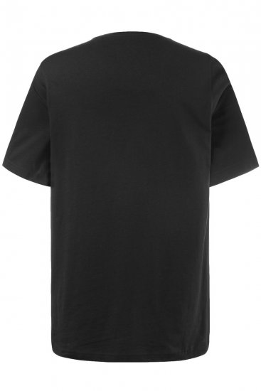 JP1880 702637 Tricou cu guler rotund set de 2 Neagră - Tricouri - Tricouri Bărbați Mărimi Mari