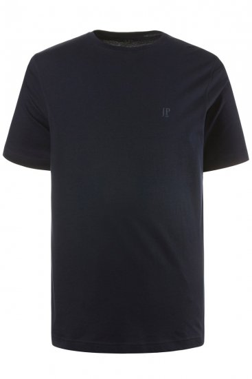 JP1880 702637 Tricou cu guler rotund set de 2 Bleumarin - Tricouri - Tricouri Bărbați Mărimi Mari