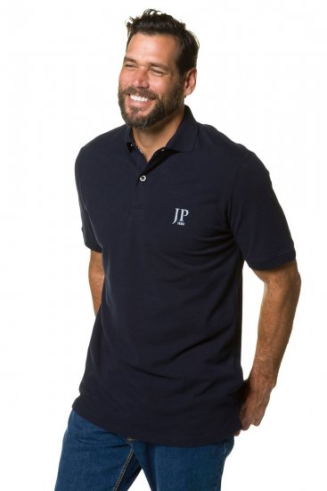 JP1880 704317 Tricou polo set de 2 Neagră/Bleumarin - Tricouri polo - Tricouri Polo Bărbați Mărimi Mari