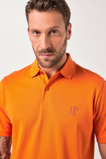 JP1880 Polo Shirts 2-pack Piqué Red Orange - Tricouri polo - Tricouri Polo Bărbați Mărimi Mari