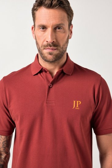JP1880 Polo Shirts 2-pack Piqué Red Orange - Tricouri polo - Tricouri Polo Bărbați Mărimi Mari