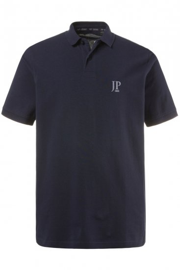 JP1880 704317 Tricou polo set de 2 Bleumarin/Gri melanj - Tricouri polo - Tricouri Polo Bărbați Mărimi Mari