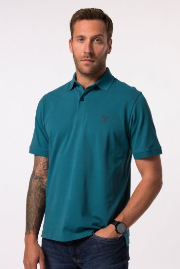 JP1880 704317 Tricou polo set de 2 Albastru petrol/Bleumarin - Tricouri polo - Tricouri Polo Bărbați Mărimi Mari