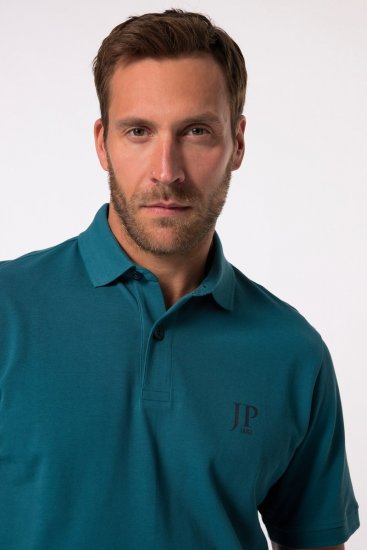 JP1880 704317 Tricou polo set de 2 Albastru petrol/Bleumarin - Tricouri polo - Tricouri Polo Bărbați Mărimi Mari
