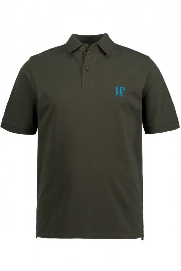 JP1880 704317 Tricou polo set de 2 Albastru turcoaz/Verde măsliniu - Tricouri polo - Tricouri Polo Bărbați Mărimi Mari
