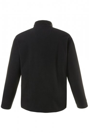 JP1880 705552 Jachetă fleece cu guler înalt Neagră - Haine sport & haine de exterior - Haine Sport & Exterior Bărbați Mărimi Mari