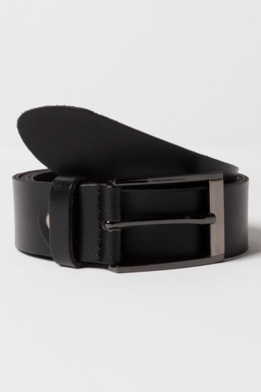 JP1880 707865 Curea din piele Neagră - Accesorii - Accesorii pentru bărbați
