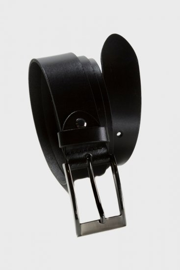 JP1880 707865 Curea din piele Neagră - Accesorii - Accesorii pentru bărbați