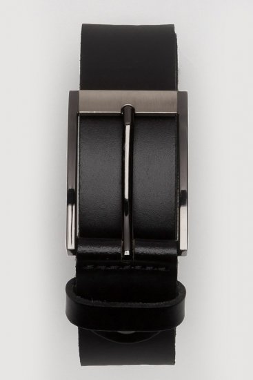 JP1880 707865 Curea din piele Neagră - Accesorii - Accesorii pentru bărbați