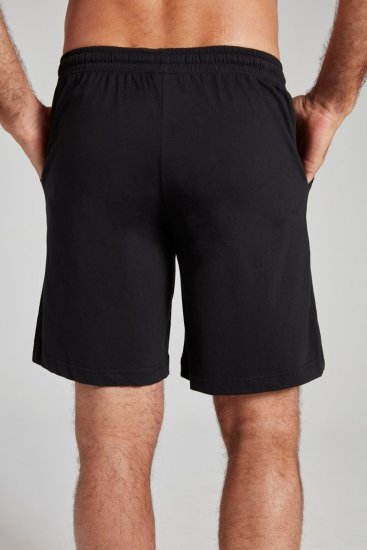 JP1880 Shorts Elastic Waistband Black - Pantaloni trening - Pantaloni Trening Bărbați Mărimi Mari