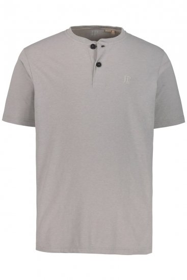 JP1880 708420 Tricou Henley set de 2 Gri melanj - Tricouri - Tricouri Bărbați Mărimi Mari