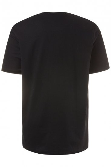 JP1880 708420 Tricou Henley set de 2 Neagră - Tricouri - Tricouri Bărbați Mărimi Mari