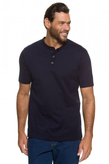 JP1880 708420 Tricou Henley set de 2 Bleumarin - Tricouri - Tricouri Bărbați Mărimi Mari