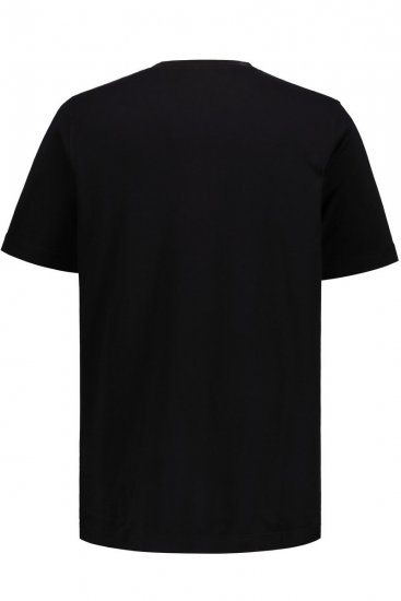 JP1880 711318 Tricou cu decolteu în V set de 2 Neagră - Tricouri - Tricouri Bărbați Mărimi Mari
