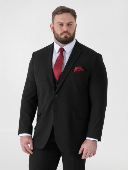 D555 Ted Sacou Negru - Costume - Costume Bărbați mărimi mari
