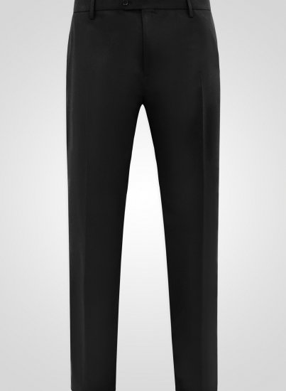 D555 Ted 4 Way Stretch Tailored Trouser Negru - Costume - Costume Bărbați mărimi mari