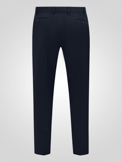 D555 Ted Pantaloni de costum Albastru marin - Costume - Costume Bărbați mărimi mari