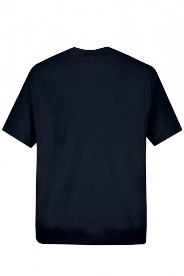 JP1880 712616 Tricou cu croi pentru burtă Bleumarin - Tricouri - Tricouri Bărbați Mărimi Mari
