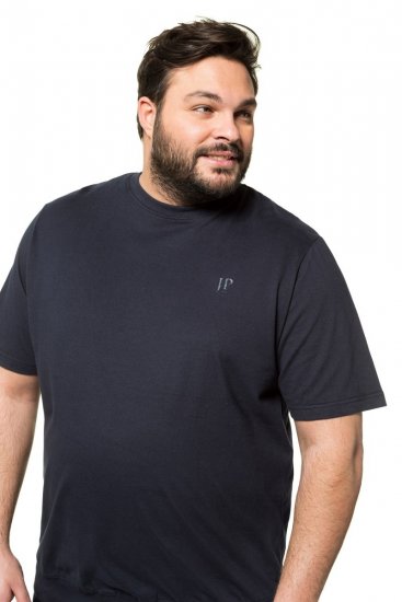 JP1880 712616 Tricou cu croi pentru burtă Bleumarin - Tricouri - Tricouri Bărbați Mărimi Mari