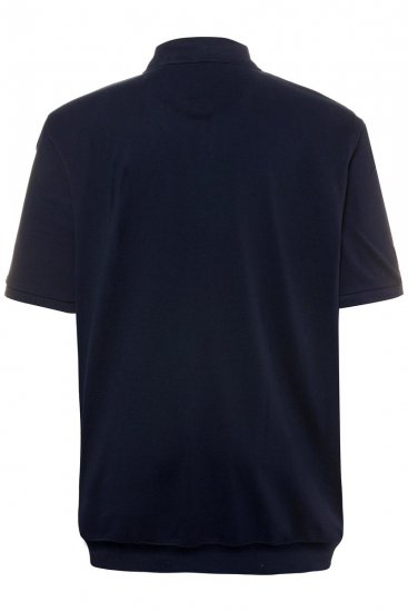 JP1880 712617 Tricou polo cu croi pentru burtă Bleumarin - Tricouri polo - Tricouri Polo Bărbați Mărimi Mari