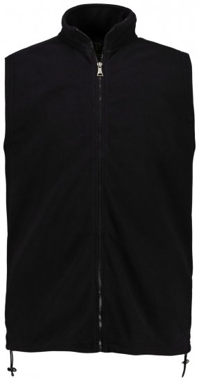 JP1880 723305 Vestă din fleece cu guler înalt Neagră TALL - TALL veste - 