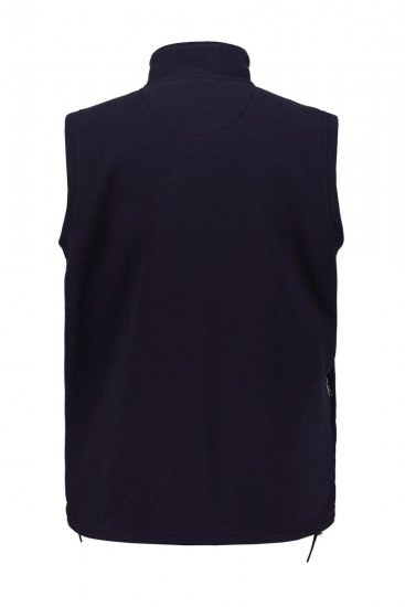 JP1880 723305 Vestă fleece cu guler înalt Bleumarin - Geci - Geci Bărbați Mărimi Mari