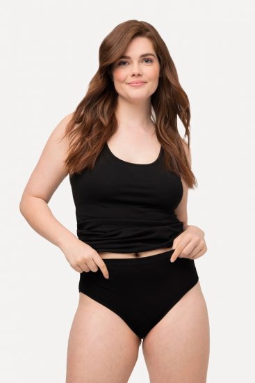 Ulla Popken 723498 Chiloți set de 2 Neagră - Chiloți - 