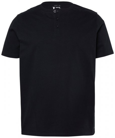 JP1880 726695 Tricou henley Neagră TALL - TALL T-shirts - Tricouri pentru Bărbați Înalți