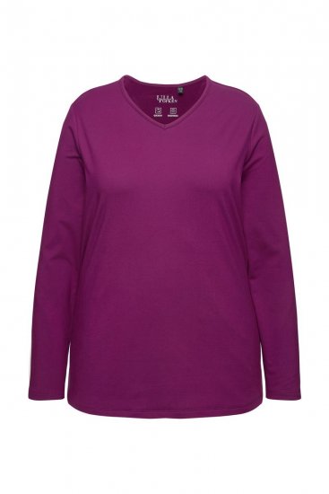 Ulla Popken 751623 Bluză de schi cu uscare rapidă Roz - Haine de schi - 